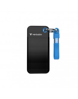 Verbatim Pocket SSD USB 3.2 Gen 2 2TB Black/Blue