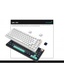 VGN безжична геймърска механична клавиатура Wireless Gaming Mechanical Keyboard - N75 PRO Caribbean Blue - Kailh Vaporwave Switches, RGB