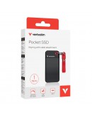 Verbatim Pocket SSD USB 3.2 Gen 2 1TB Black/Red