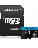 ADATA 64GB MicroSDXC UHS-I CLASS 10 (with adapter)