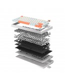 VGN безжична геймърска механична клавиатура Wireless Gaming Mechanical Keyboard - N75 PRO Jelly Orange - Kailh Vaporwave Switches [Linear]