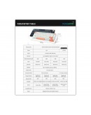 VGN безжична геймърска механична клавиатура Wireless Gaming Mechanical Keyboard - N75 PRO Jelly Orange - Kailh Vaporwave Switches [Linear]
