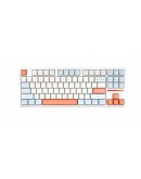VGN безжична геймърска механична клавиатура Wireless Gaming Mechanical Keyboard - V87 Jelly Orange - Dynamic Silver Switches [Linear]