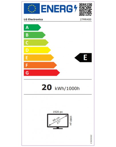 Монитор LG 27MR400-B, 27 IPS, 5ms (GtG at Faster), 100Hz, 