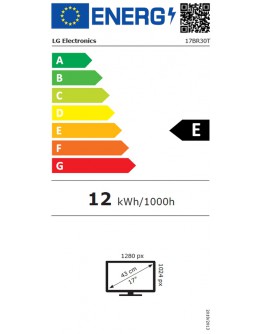 Монитор LG 17BR30T-B, 17 5:4 TFT  TN LCD Touch Screen Anti