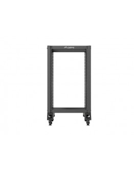 Lanberg open rack 19 18U 600x800 black