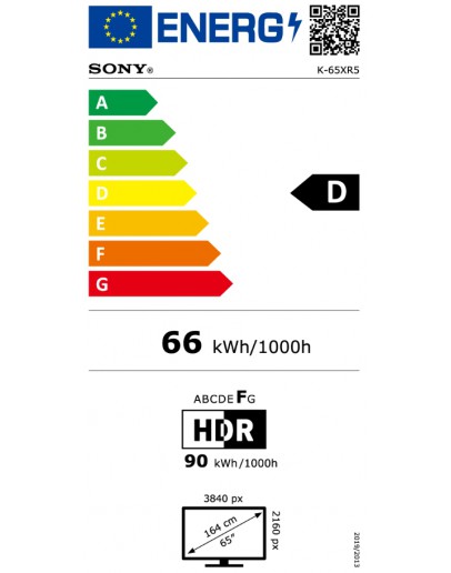 Sony K-65XR5 65 4K HDR TV BRAVIA 5 , Mini LED, XR 