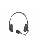 Natec Headset Drone With Microphone Black