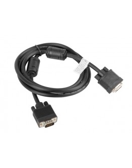Lanberg VGA M/M cable 1.8m dual-shielded, 2x ferri