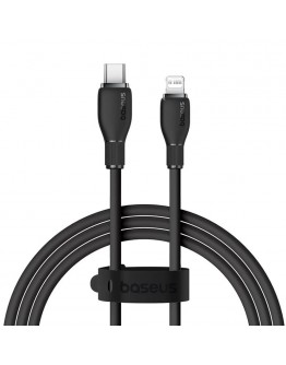 Кабел за данни Baseus Pudding, Type-C - Lightning, 20W, 1.2m, Черен - 40433