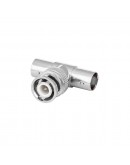 Конектор DeTech, BNC M - 2xBNC F,10бр. - 17174