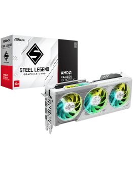 ASROCK Video Card AMD Radeon RX 9070 XT Steel