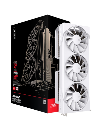 XFX Swift AMD Radeon RX 9070 OC White Triple Fan