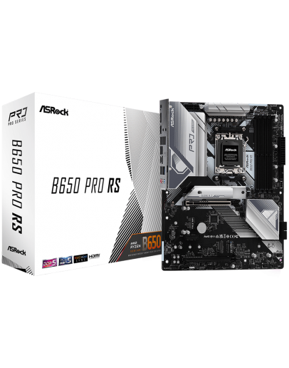 ASROCK MB Desktop B650 PRO RS, AM5, 4x DDR5, 1x