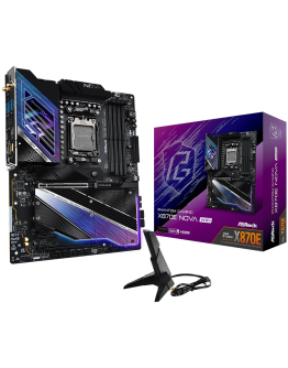 ASROCK MB Desktop X870E Nova Wi-Fi, AM5, 4x DDR5,