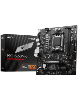 MSI Main Board Desktop PRO B650M-B (AM5, 2x DDR5,