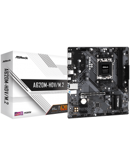 ASROCK MB Desktop A620M-HDV/M2, AM5, 2x DDR5, 1x