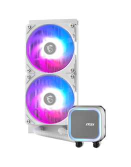 MSI MAG CORELIQUID A13 240 WHITE, 2x120mm