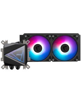 MSI MAG CORELIQUID I240 2x 120mm ARGB Fans,