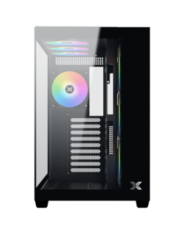 Aqua V Air (Black, ATX, U3x2+Type C, 2PCS TG,