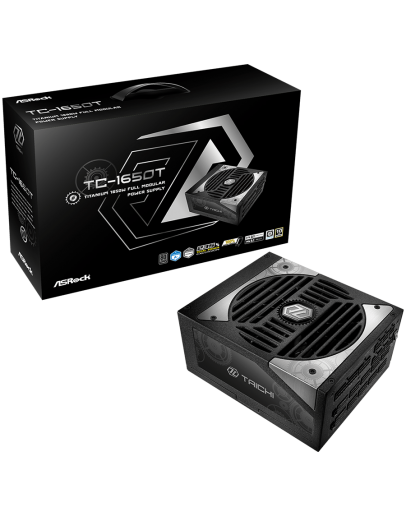 Asrock TC-1650T, 1650W, 80 Plus Titanium, Fully