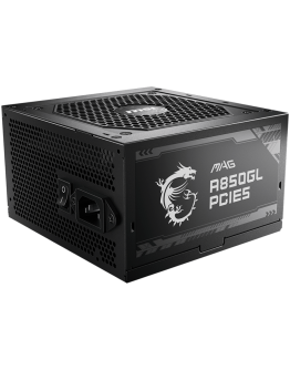 MSI MAG A850GL PCIE5, 850W, 80 Plus Gold, 120mm