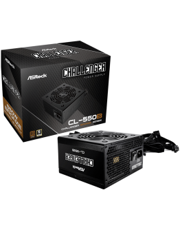 Asrock CL-550B, 550W, 80 Plus BRONZE, Non Modular