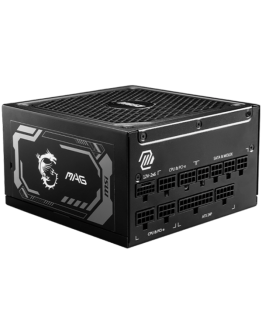 MSI MAG A1000GL PCIE5, 1000W, 80 Plus Gold, 135mm
