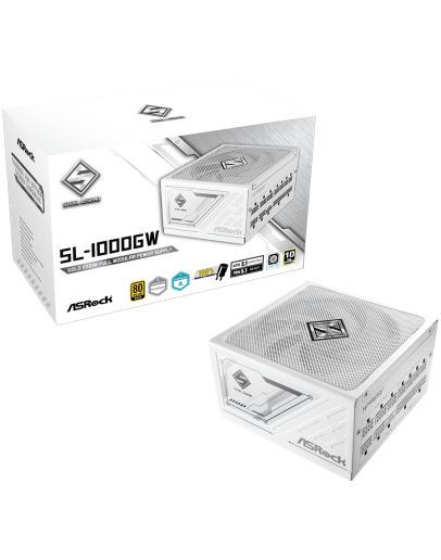 Asrock SL-1000GW, 1000W, 80 Plus GOLD, Fully