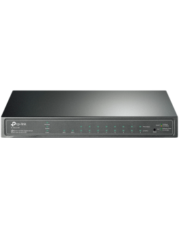 JetStream 8-Port Gigabit Smart PoE+ Switch with 2