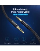Vention Аудио Кабел 3.5mm Audio Cable  M/M Cotton Braided 0.5m - BAWBD