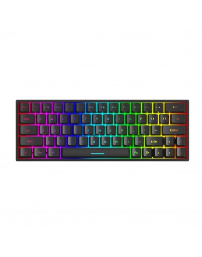 Marvo безжична механична геймърска клавиатура Wireless Gaming Mechanical keyboard Shogo 63W - KG955W - Bluetooth 5.0, 2.4G