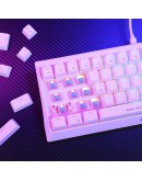Marvo геймърска клавиатура Gaming Mechanical keyboard 61 keys TKL Hecate 61R WH - KG962G White - RED switches, RGB