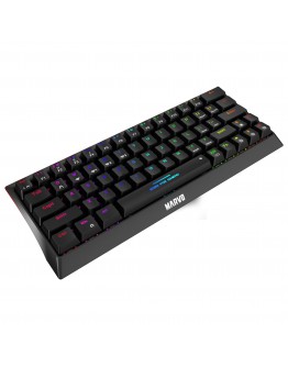 Marvo безжична механична геймърска клавиатура Wireless Gaming Mechanical keyboard Hecate 61WR Black - KG962W-R - Bluetooth 5.0, 63 keys