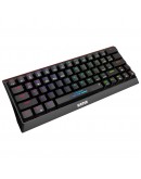 Marvo безжична механична геймърска клавиатура Wireless Gaming Mechanical keyboard Hecate 61WR Black - KG962W-R - Bluetooth 5.0, 63 keys