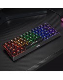 Marvo безжична механична геймърска клавиатура Wireless Gaming Mechanical keyboard Hecate 61WR Black - KG962W-R - Bluetooth 5.0, 63 keys