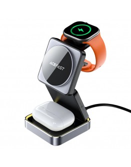 Acefast настолно устройство за безжично зареждане Desktop 3-in-1 Wireless Charging Holder - E20 Black