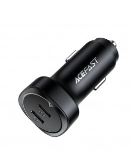Acefast зарядно за кола Fast Charger Car PD3.0 72W - B2 - USB-C x 2, Black