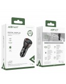 Acefast зарядно за кола Fast Charger Car PD3.0 63W - B6 - USB-A x 1, USB-C x 1, Black