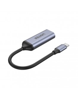 Unitek Адаптер Adapter USB-C M / HDMI 2.1 F - 8K, 120Hz, Aluminium - V1416B