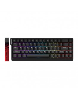 Madlions професионална геймърска механична клавиатура Professional Gaming Mechanical Keyboard MAD 68 HE RGB - 1K, Magnetic Amber Pro Switches - Black
