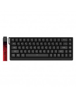Madlions професионална геймърска механична клавиатура Professional Gaming Mechanical Keyboard MAD 68 HE RGB - 1K, Magnetic Amber Pro Switches - Black