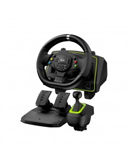 Genius волан с педали Racing Wheel with pedals SpeedMaster X2 - Gear shifter, Pedals, Dual-motor vibration