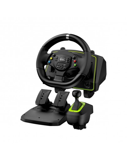 Genius волан с педали Racing Wheel with pedals SpeedMaster X2 - Gear shifter, Pedals, Dual-motor vibration