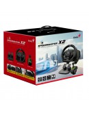Genius волан с педали Racing Wheel with pedals SpeedMaster X2 - Gear shifter, Pedals, Dual-motor vibration