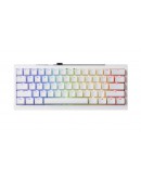 Ducky професионална геймърска механична клавиатура Professional Gaming Mechanical Keyboard One X Mini Wireless White - Ducky AI Switches [Linear]