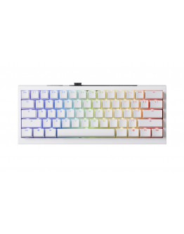 Ducky професионална геймърска механична клавиатура Professional Gaming Mechanical Keyboard One X Mini Wireless White - Ducky AI Switches [Linear]