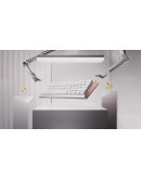 Ducky професионална геймърска механична клавиатура Professional Gaming Mechanical Keyboard One X Mini Wireless White - Ducky AI Switches [Linear]