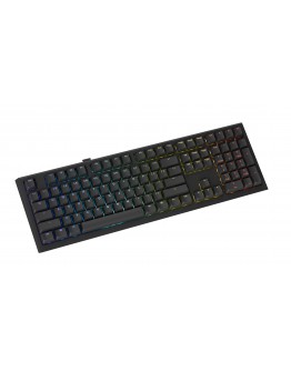 Ducky професионална геймърска механична клавиатура Professional Gaming Mechanical Keyboard One X Wireless Black - Ducky AI Switches [Linear]