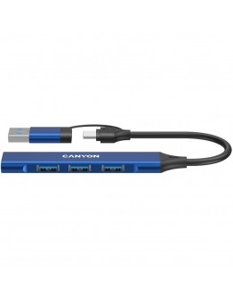 CANYON hub DS-02 4in1 USB-A/C